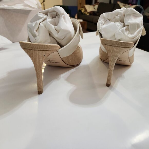 Jimmy Choo Rali 75 Heeled Mules - Picture 7 of 14